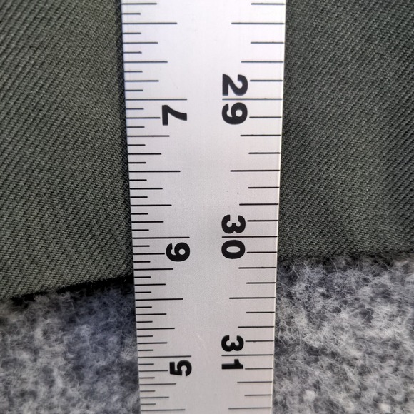 U.S. Army Men's Serge Green Coat Green Size 36 PolyWool Blend Uniform Military - Picture 12 of 13